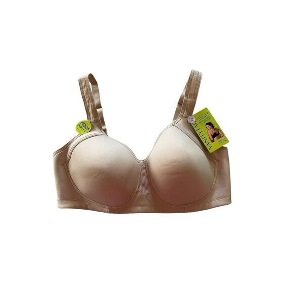 Vanity Fair 71500 Full‎ Figure Nude Wirefree Sports Bra Size 40D NWT - Picture 1 of 5